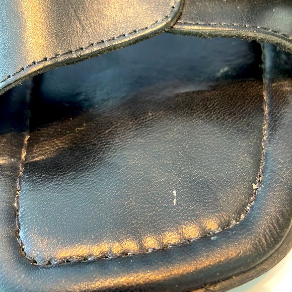 IDEA Ladies Open Toe Mules. Black Sandals. Wider Heel. Size 8. - Picture 9 of 14